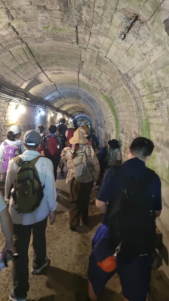 龜山島戰備坑道內部